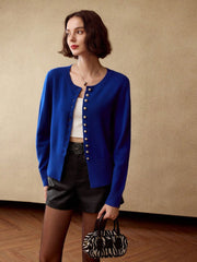 CARDIGAN PREMIUM DE BOTONADURA SIMPLE DE LANA Cardigan 13 CELINAH MOTF 