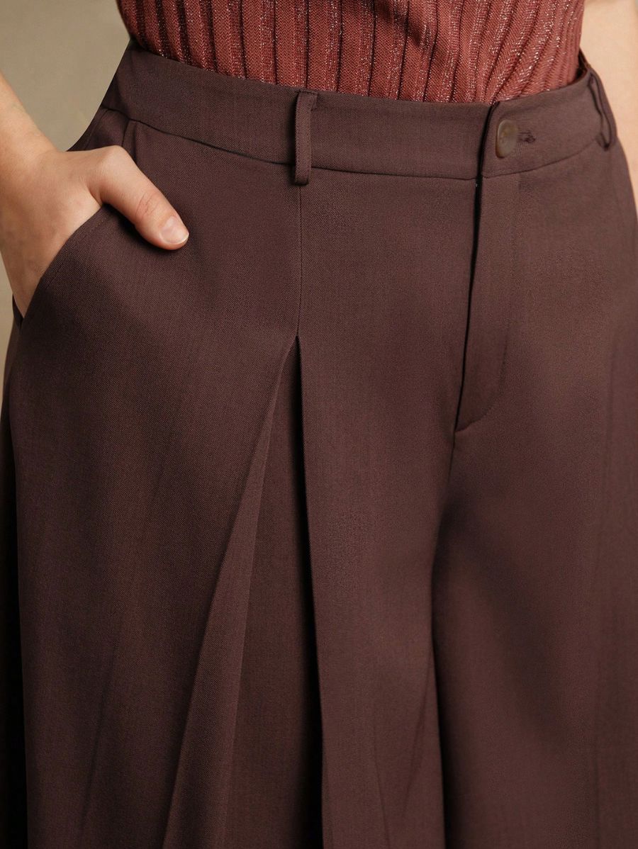 PANTALÓN DE CORTE ANCHO Pantalón Plus Size 10 CELINAH MOTF 